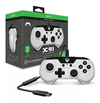 Mando P/videojuegos Hyperkin X91 C/cable, Blanco P/xbox One