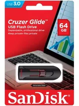 Pen Drive 64gb Cruzer Glide Usb 3.0 Sdcz600 Sandisk Lacrado