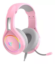 Headset Gamer Havit Gamenote H2232d Rgb Rosa