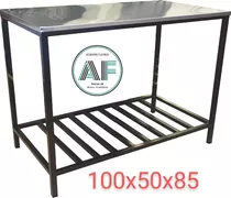 Mesa De Acero Inoxidable  100 X 50 X 85