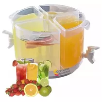 Dispensador Giratorio Bebidas Jugos Agua 4 Compartimentos