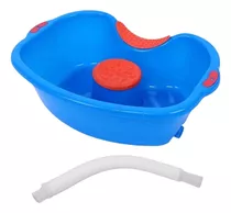 Lavabo Para Champú Junto A La Cama Con Tubo De Drenaje Azul