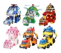 Robocar Poli Boneco Transformers Mark Helly Roy Amber Bucky