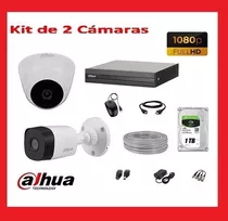 Kit De Vigilancia Dahua 2 Cámaras Hd 1080p Analógico
