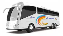 Ônibus Roda Livre - Viação Roma Bus Executive - Branco - Ro