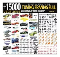 Pack Vectores Tuning Franjas Calcomanias Para Carro Motos