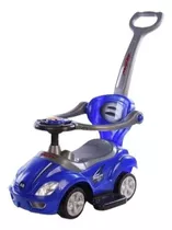 Carro Moto Montables Paseador Bebe Niños Niñas Sonidos Carpa Color Azul