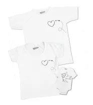 Remeras San Valentin Con Body Bebé Cupido Corazon Flecha