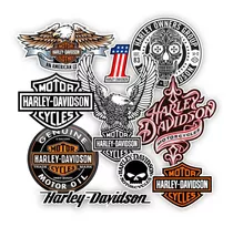 Kit De Adesivos - Harley Davidson | 21 Peças 