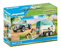 Playmobil Country Jeep Com Reboque Para Pónei 70511 Sunny