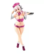 Super Sonico Militar Concept 6  Figura Pvc Furyu