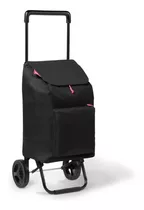 Carro De Compras Changuito Plegable Resistente Gimi Italia Color Negro