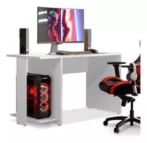 Escrivaninha Gamer Para Gabinete Para Pc Com Espaço Cor Branco Valorant