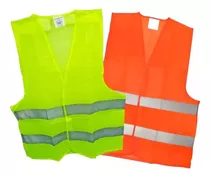 Chaleco Reflectivo Reglamentario Fluo Moto Amarillo Naranja