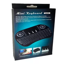 Mini Teclado Inalámbrico Smart Tv ,touch Pad Con Iluminación