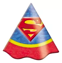 Chapéu Festa Superman - 08 Unidades - Festcolor - Rizzo