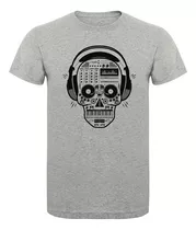 Remera Estampada Sublimada Calavera A093