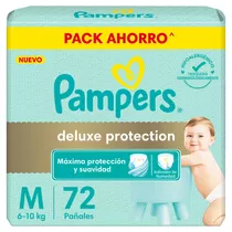 Pañales Pampers Deluxe Protection M X 72 Unidades