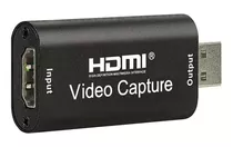 Adaptador Hdmi P/ Usb 2.0 Placa Captura Vídeo Áudio 1080p