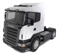 Caminhão De Ferro Miniatura Scania Toco R470 Realista 1:32