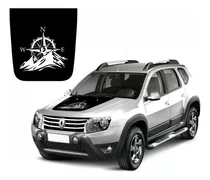 Adesivo De Capô Compatível Com Renault Duster Adventure R240 Cor Preto