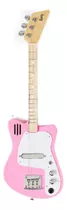 Guitarra Eléctrica Infantil Loog Mini Electrica De Paulownia Rosa