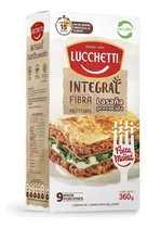 Pasta Lasaña Integral Precocida Lucchetti 360g