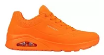 Tenis Skechers Uno-stand Air Naranja Comodo Ligero 52458