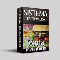 Software Sistema Facturación De Restaurantes Inventario