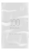 100 Bolsas Celofán Plásticas Transparentes 12x20 Cm