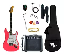 Pack Guitarra Eléctrica Stratocaster Gd Guitars