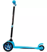 Patinete Infantil 3 Rodas Azul C/ Altura Regulável Até 60 Kg