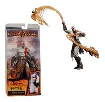 God Of War Kratos Espada Flamejante Figura De Boneca De Neca