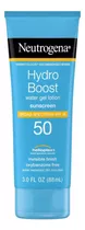 Neutrogena Hydroboost Protector Solar Gel Spf50 Original Usa