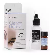 Glance Henna Preto Rareway Delineador Sobrancelha