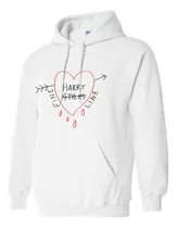 Buzo Blanco - Harry Styles - Canguro Con Capucha Unisex 