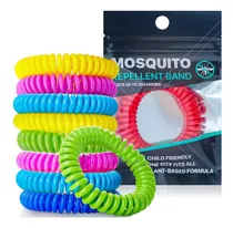 Kit De 6 Pulseras Repelentes De Zancudos Y Mosquitos 