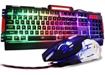 Kit Gamer Teclado C/teclas Plunger Mouse Usb 3200dpi Bkg3000