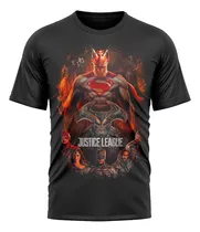 Remera Justice League Superman Dc Comics Dtf #002