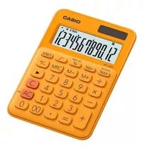 Calculadora Casio De Escritorio Ms20uc Naranja