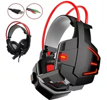 Headset Fone Gamer Full Hi-fi Stereo Super Bass Led