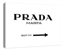 Cuadro Canvas Prada Marfa Lienzo Moderno Bastidor Hd Color Con Bastidor