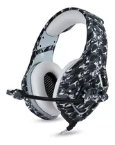 Fone De Ouvido Over-ear Gamer Sem Fio Onikuma Gamer K1-b K1 Camouflage Gray