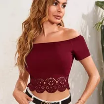 Shein Top Hombros Descubiertos 