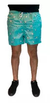 Short De Baño Rushtown  Lifestyle Hombre Flamenco Aqua Cli