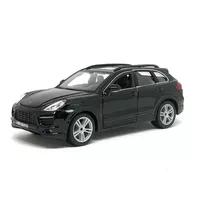 Miniatura Carro Porsche Cayenne Turbo Preto 1:24 Burago