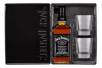 Jack Daniels N7 + 2 Vasos Originales, Estuche Metálico