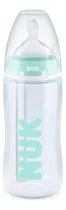 Nuk First Choice Anti-colic Professional Mamadera Bebe Control Temperatura 0-6 Meses 300ml Verde