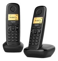 Teléfono Gigaset A270 Duo Inalámbrico - Color Negro