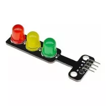 Semáforo 3 Led Rojo Amarillo Verde, Maquetas Seguridad Hobby